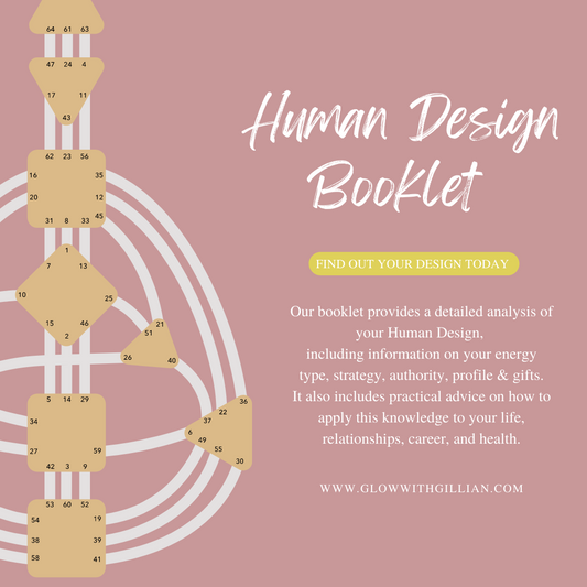 80+ Page Personalized Human Design Reading Booklet
